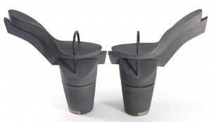 Sculptural footwear by Sandra Plantos