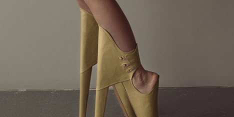 Scary Beautiful high-heeled shoes by Leanie van der Vyver