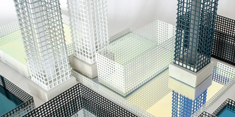 David Derksen creates an “abstract cityscape” with Table Architecture products