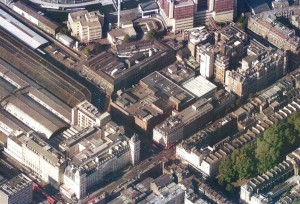 Terry Farrell's proposed rival scheme for Renzo Piano's super-tall Paddington skyscraper