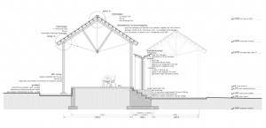 Timber pavilion by deBOSSA