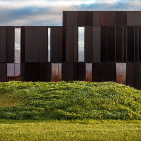 US Land Port of Entry; Van Buren, Maine; by  Snow Kreilich Architects Inc and Robert Siegel Architects