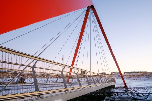 Bicycle and pedestrian bridges by Ragnhildur Kristjansdottir