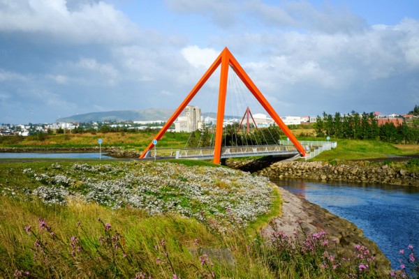 Bicycle and pedestrian bridges by Ragnhildur Kristjansdottir