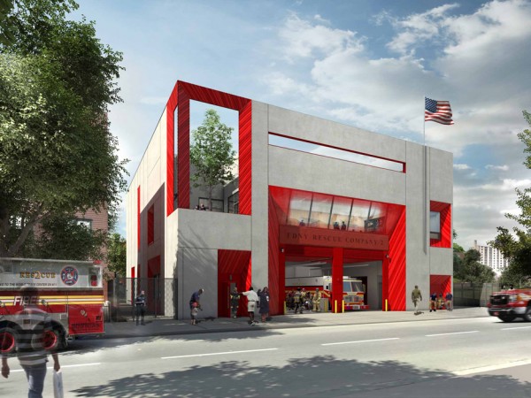 Brooklyn Fire Station by Studio Gang