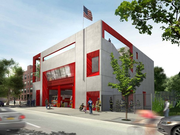 Brooklyn Fire Station by Studio Gang