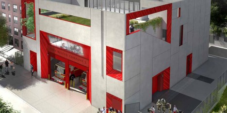 Brooklyn Fire Station by Studio Gang