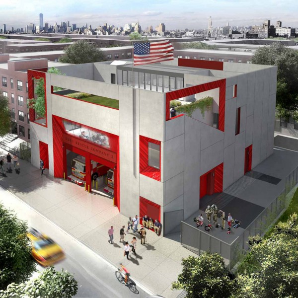 Brooklyn Fire Station by Studio Gang