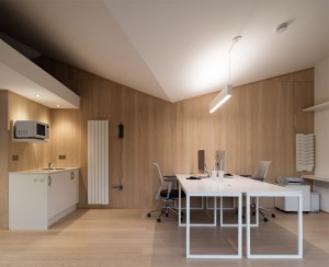 The Rivershed office built on a riverbank in Wales by Freshwest