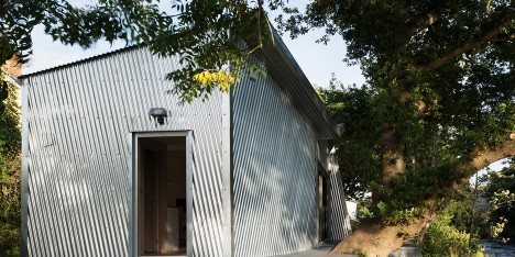 The Rivershed office built on a riverbank in Wales by Freshwest