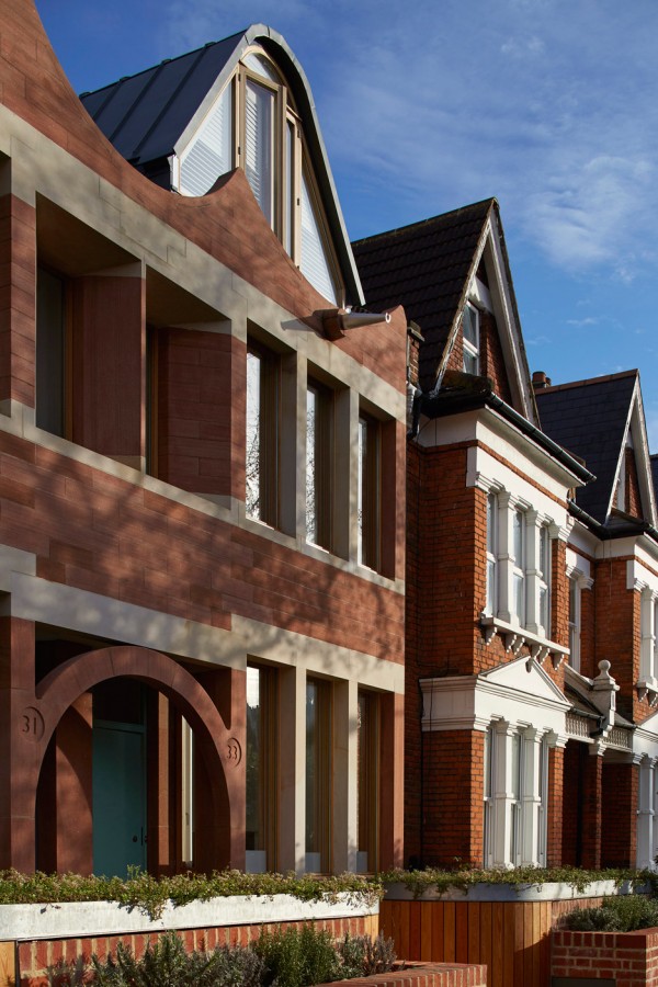 London Brownstones by Knox Bhavan Architects