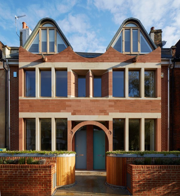 London Brownstones by Knox Bhavan Architects