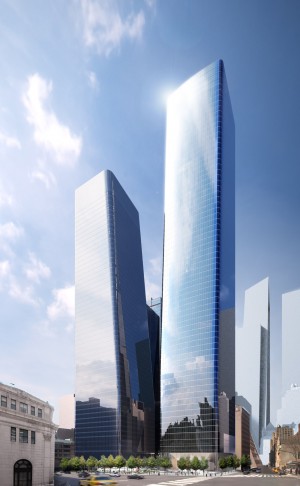 Manhattan West tower in New York by SOM