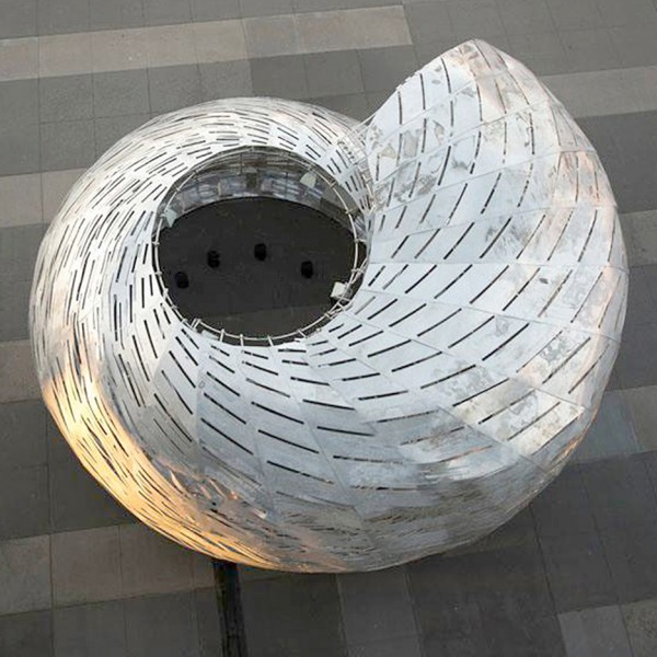 Orbit Pavilion by Studio KCA broadcasts sounds of NASA satellites in outerspace