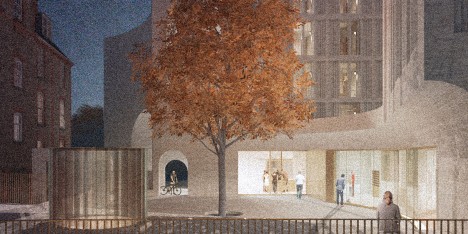 Hall McKnight's concept for an extension to St Hilda's College in Oxford