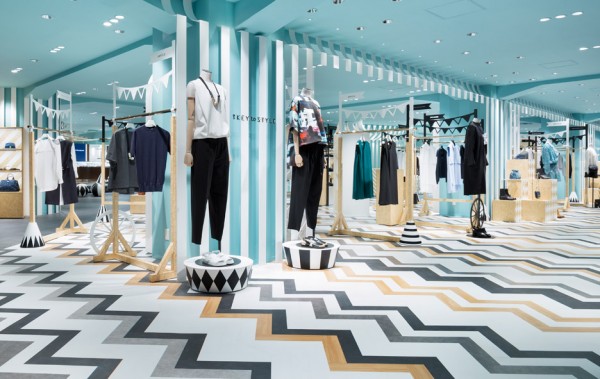 Nendo overhauls womenswear and hat departments at Seibu Shibuya department store in Japan