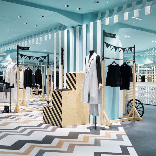 Nendo overhauls womenswear and hat departments at Seibu Shibuya department store in Japan