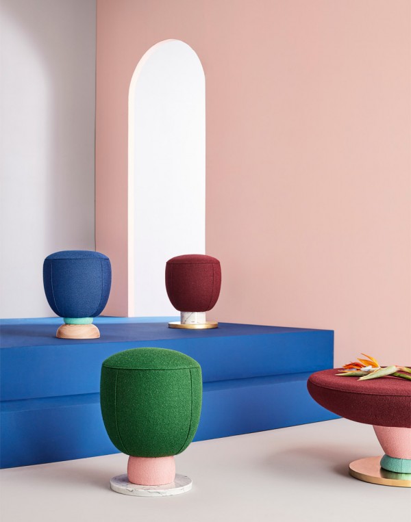 Toadstool furniture by Masquespacio