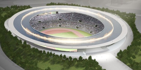 Olympic stadium by Tokujin Yoshioka
