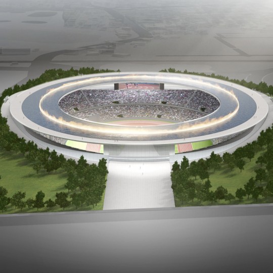 Olympic stadium by Tokujin Yoshioka