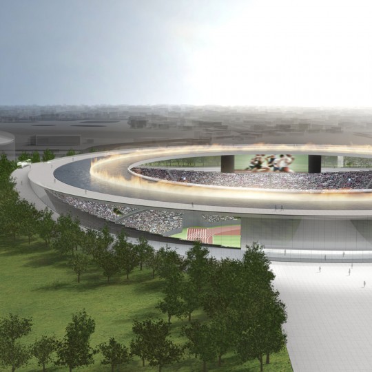 Olympic stadium by Tokujin Yoshioka