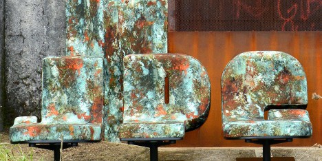 Typographia seating range by Jean Paul Gaultier for Tabisso