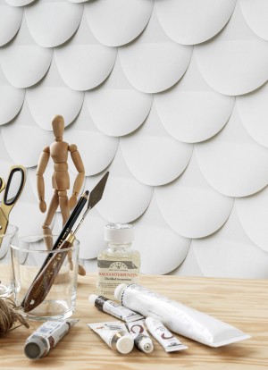 Front sketches paper patterns for Eco Wallpaper collection