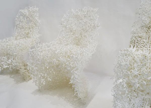 3D-printed chair by The Barlett UCL students