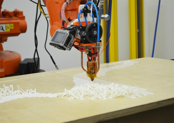 3D-printed chair by The Barlett UCL students