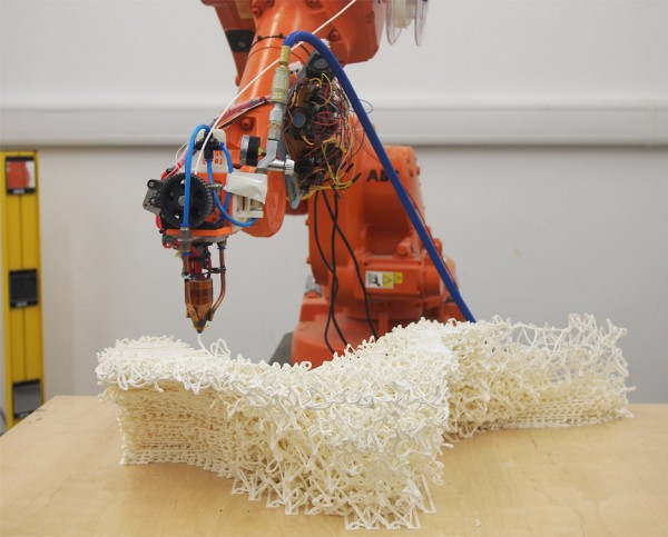 3D-printed chair by The Barlett UCL students