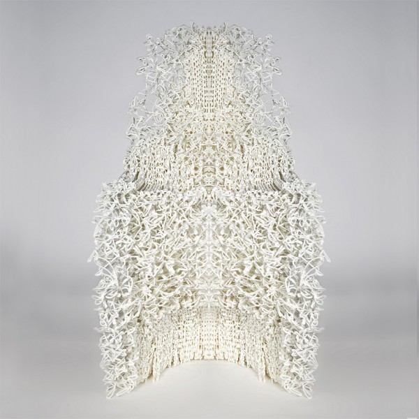 3D-printed chair by The Barlett UCL students