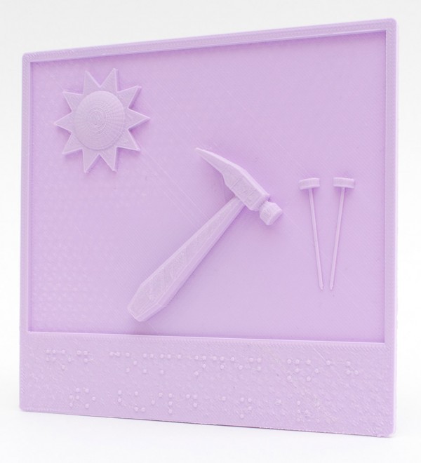 3D printed books by Tactile Picture Books