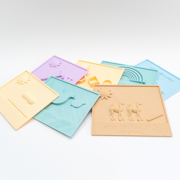 3D printed books by Tactile Picture Books