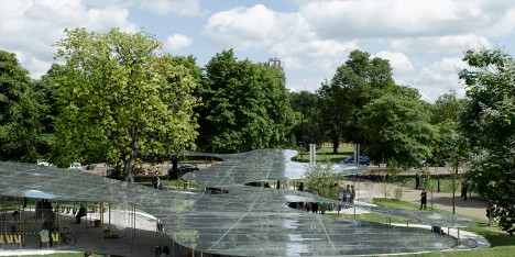 Serpentine Gallery Pavilion 2009 by Kazuyo Sejima and Ryue Nishizawa of SANAA