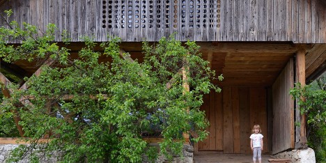 Studio Carniolus film shows OFIS Arhitekti's Alpine Barn Apartment in Slovenia