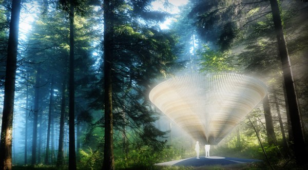 Installation for the International Garden Festival in Quebec