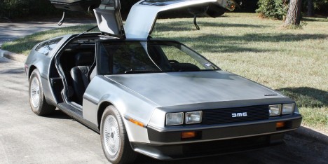 The DeLorean DMC-12 car