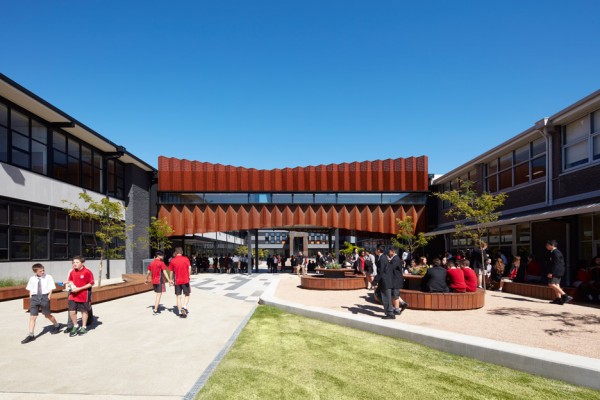 Flyover Gallery in Caroline Chisholm College by Branch Studio Architects