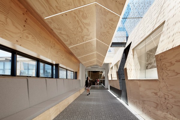Flyover Gallery in Caroline Chisholm College by Branch Studio Architects