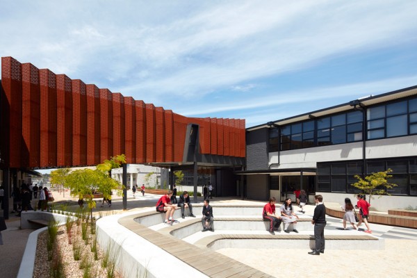 Flyover Gallery in Caroline Chisholm College by Branch Studio Architects