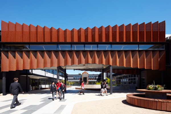 Flyover Gallery in Caroline Chisholm College by Branch Studio Architects