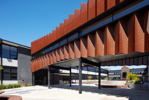 Flyover Gallery in Caroline Chisholm College by Branch Studio Architects