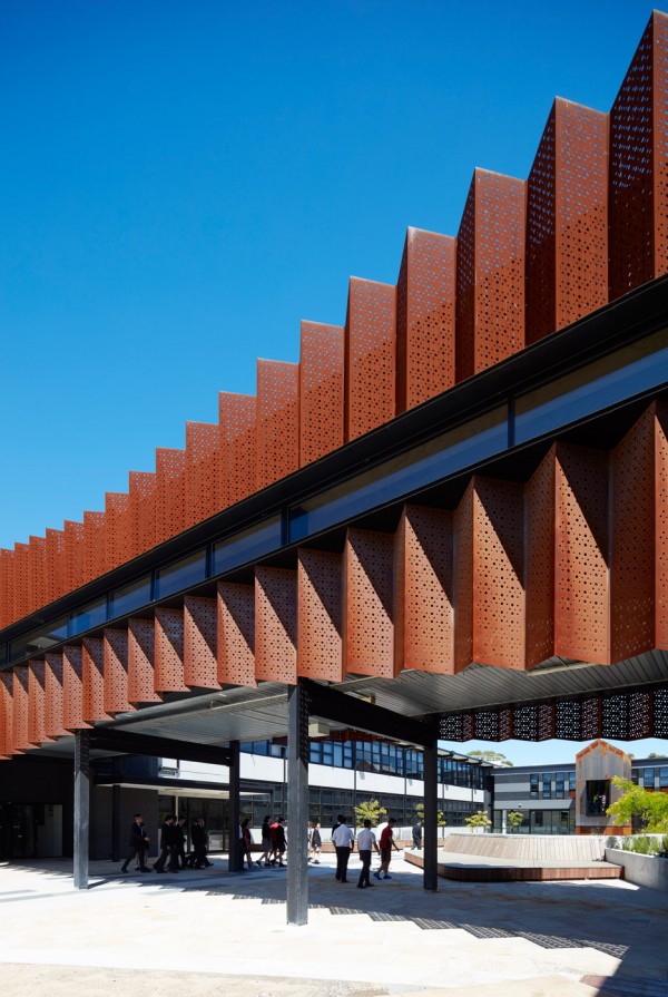 Flyover Gallery in Caroline Chisholm College by Branch Studio Architects