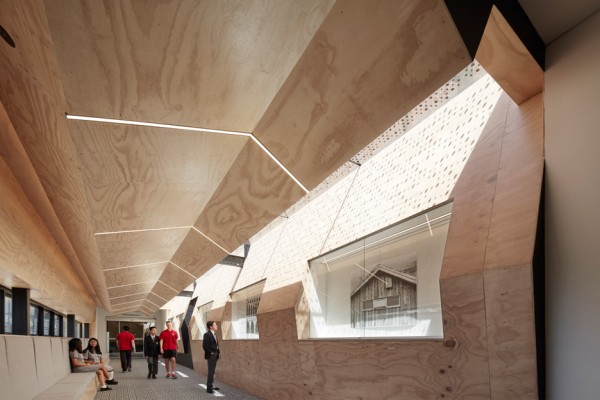 Flyover Gallery in Caroline Chisholm College by Branch Studio Architects