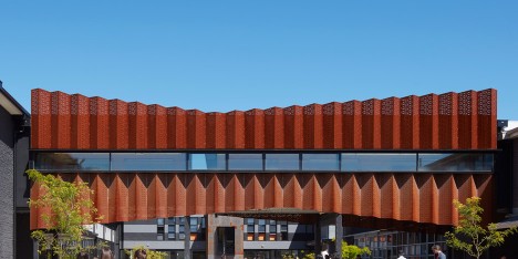 Flyover Gallery in Caroline Chisholm College by Branch Studio Architects