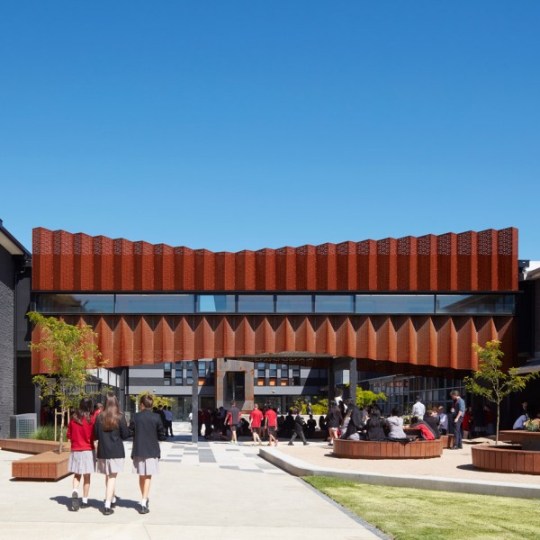 Flyover Gallery in Caroline Chisholm College by Branch Studio Architects