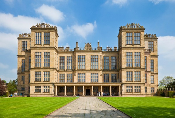 Hardwick Hall, Derbyshire, 1590-97, by Robert Smythson. Photograph by Eye35, Alamy Stock Photo