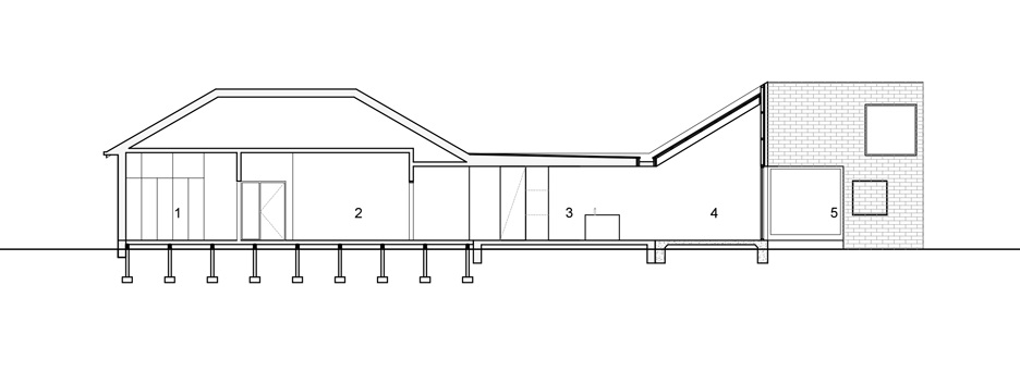 Section of Hoddle House in Melbourne by Freadman White