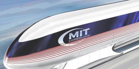 Hyperloop pod by MIT students
