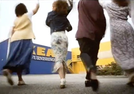 Ikea's 1996 ad campaign "Chuck out your chintz"
